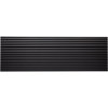Pop Culture Black 16×48 Contour Decorative Tile