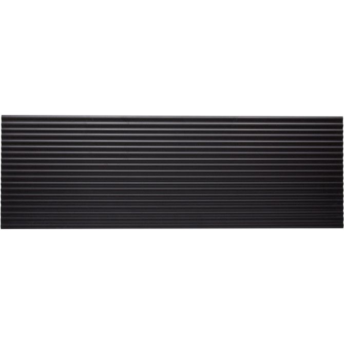 Pop Culture Black 16×48 Contour Decorative Tile