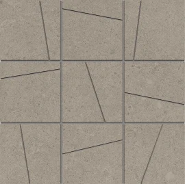 Argent 2.0 Marble Faun 4×4 Random Angle Mosaic