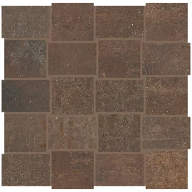 Transit Brown 2×3 Modern Weave Mosaic Matte