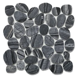 Pebble Tempest 12×12 Spindrift Mosaic Honed