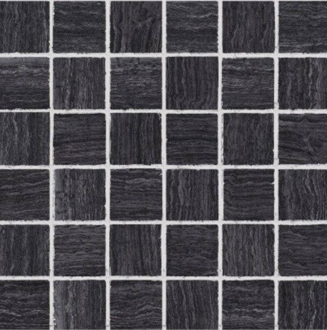 Stratos Antracite 2×2 Mosaic Matte