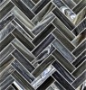 Agate Abruzzo 1×4 Herringbone Mosaic Silk