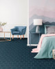 Eden Blue 5-1/2x6 Hexagon