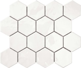 Artistic Reflections Artic 3″ Hexagon Mosaic Glossy