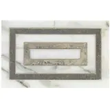 Studio Moderne Stone Calacata/Grey 5×8 Plaza Decorative Tile Honed
