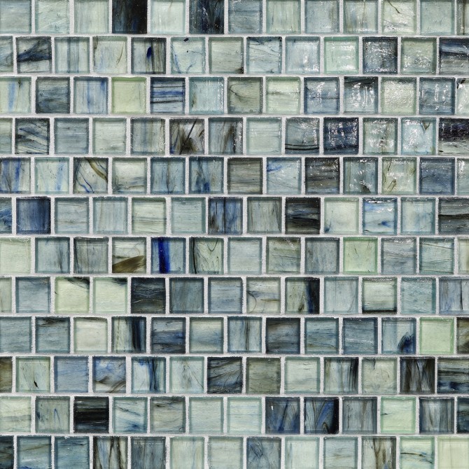 Haisen Azuline 1×1 Offset Mosaic Natural