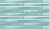 Arcaico Border Light Blue 1×10 Field Tile Bright