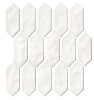 Artezen Elegant White 2×5 Picket Mosaic Glossy