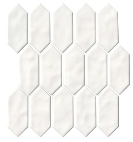 Regina White 2×5 Picket Mosaic Glossy