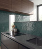 Opal Green Hexagon