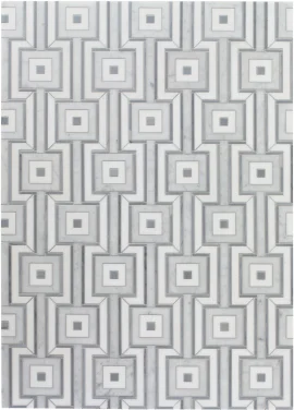 Jet Set Carrara 11×15 Globetrotter Mosaic Honed