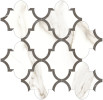 Caspar Calacatta 12×12 Arabesque Mosaic Polished