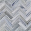 Agate Torino 1×4 Herringbone Mosaic Silk