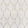 Ellington Cotton & Brass 6×13 Swing Decorative Tile Honed