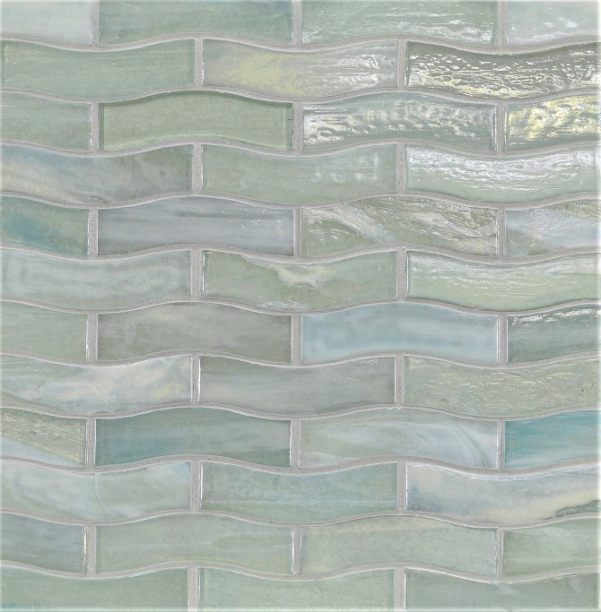 Agate Alassio 1×4 Zing Mosaic Pearl