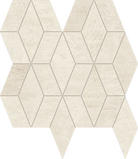 Boho Bone 12×10 Diamond Mosaic Matte