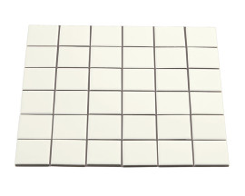 Multiplier White 2×2 Mosaic Matte