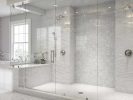 Pietra Gris Light Grey 12x24, 4x16 and Sorrento Mosaic