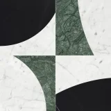 Waterjet Stone Mosaics Pine 12×12 Eclypse Mosaic Polished