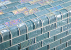 Lava Glass Hazy Wave 1×2 Mosaic