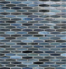 Agate Portofino 5/8×2 Martini Mosaic Ribbed