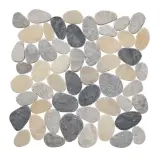 Random Series Multi Grey & Quartz 12×12 Cobbles Mosaic Tumbled Random Series Multi Grey & Quartz 12×12 Cobbles Mosaic Tumbled