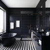 Presley Black, White and Gray Cube Mosaic