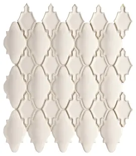 Serliana Off White 14×12 Moroccan Mosaic Glossy Serliana Off White 14×12 Moroccan Mosaic Glossy