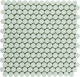 Mosaics White 3/4″ Penny Round Mosaic