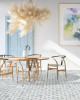 Eden Blue 5-1/2x6 Hexagon Deco