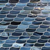 JAW (Just Add Water) Portofino 1×3 Feather Mosaic Pearl