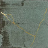 Enso Green 5×5 Kintsugi Field Tile Matte