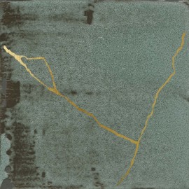 Enso Green 5×5 Kintsugi Field Tile Matte Enso Green 5×5 Kintsugi Field Tile Matte