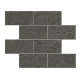 Element Carbon 3×6 Brick Mosaic Matte