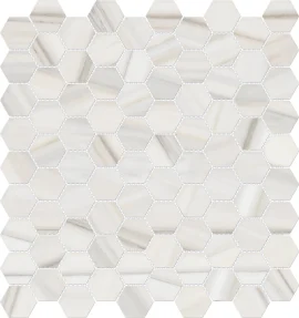 Caspar Zebrino 1-1/4″ Hexagon Mosaic Polished Caspar Zebrino 1-1/4″ Hexagon Mosaic Polished