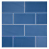 TrueTones Ceramics Astor Blue Gloss 2×8 Zelli Field Tile Gloss