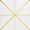 Ellington Cotton & Brass 12×12 Carlyle Decorative Tiel Honed