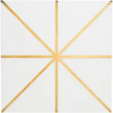 Ellington Cotton & Brass 12×12 Carlyle Decorative Tiel Honed