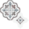 Waterjet Stone Mosaics Blush 16×16 Fleur Mosaic Honed