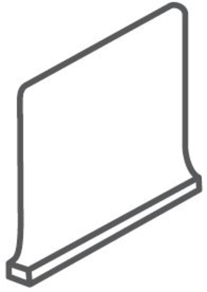 Quarry Tile/Sure Step Canyon Red 5×6 Round Top Cove Base Corner Right Matte