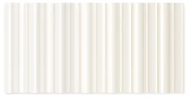 Faces White 5×10 Bars Decorative Tile Gloss