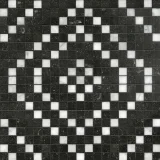 Olynthos Ready to Ship Belgian Blue And Carrara 12×12 Astia Antica Mosaic Honed Olynthos Ready to Ship Belgian Blue And Carrara 12×12 Astia Antica Mosaic Honed