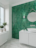 Fez Emerald 2.5x5 Gloss and Cottage Grey 2.7x5.5
