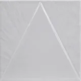 Palm Canyon Satin White 5xx5 Facet Decorative Tile