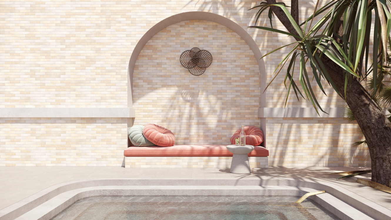Thin Brick Sedona 2x8 Tumbled