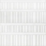 Olynthos Ready to Ship Thassos Standard 12×12 Vento Etched Mosaic Olynthos Ready to Ship Thassos Standard 12×12 Vento Etched Mosaic