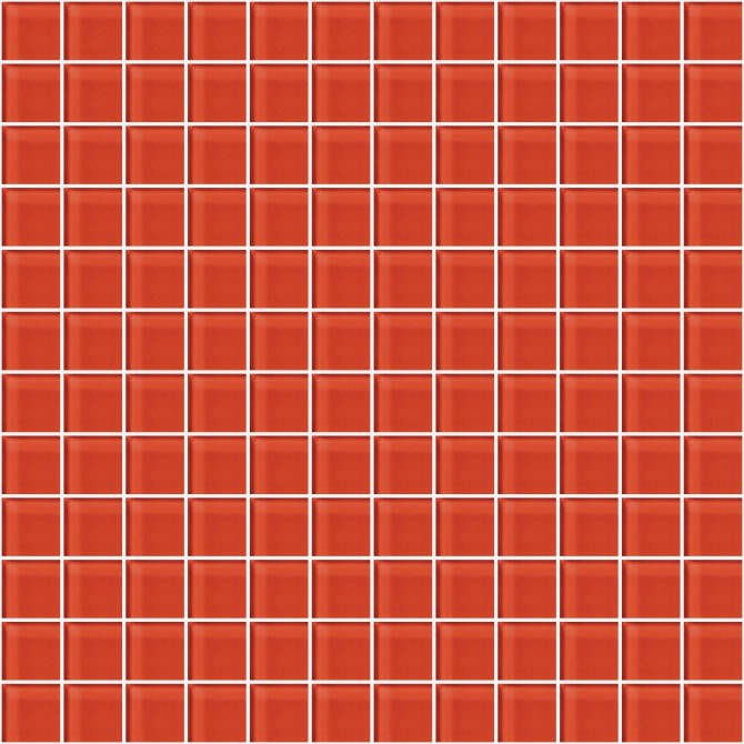 Glass Blox Flame 1×1 Mosaic