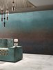 Alchemy Frozen 47x47, Rise Sky 48x110, Mint 63x126 and Comp N Brass Mosaic 12x12