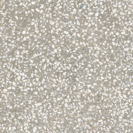 D_Segni Terrazzo Grey 8×8 Field Tile Matte